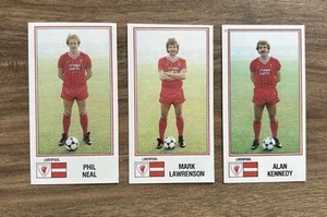 PANINI FOOTBALL 1983 LIVERPOOL STICKERS X 3. FREE POST - Picture 1 of 2
