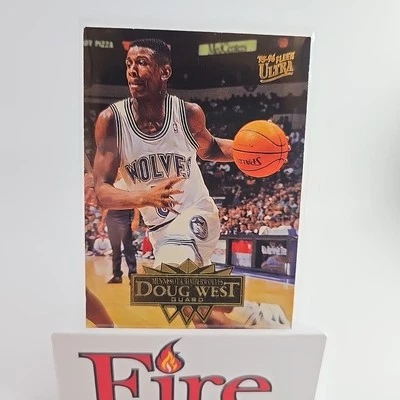 1995-96 Fleer Ultra - Doug West #110 Minnesota Timberwolves  - Image 1 of 4