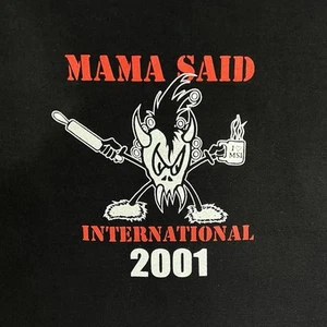 RARE Vtg Metallica 2001 Fan Club Shirt MAMA SAID Clean Your Room or Else Tour - Picture 1 of 9