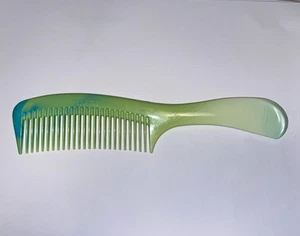 Vintage DuPont Nylon marmoriert Hartplastik breite Zähne entwirren Haarkamm 9" - Bild 1 von 3