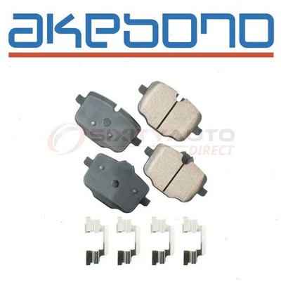 Akebono EURO Rear Disc Brake Pad Set for 2014-2017 BMW 640i xDrive Gran yr Foto 1 de 4