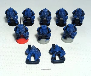 WARHAMMER 40K SPACE HULK 1ST EDITION SPACE MARINE TERMINATORS 10x MINIATURE LOT - Picture 1 of 17