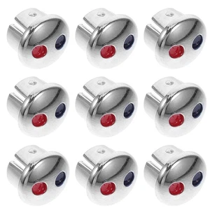 10 Stück Wasserhahn Logo Hot und Tasten Knöpfe Griff Blinker - Bild 1 von 12