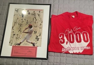 Reds 1978 Yearbook Autographed - Pete Rose 3,000 Hit Club + Rare Vintage T-shirt - Picture 1 of 7