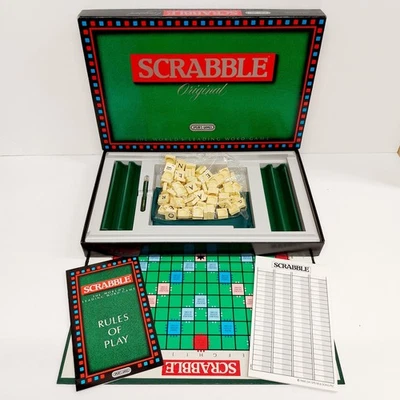 Original Scrabble by Spear's Games Vintage 1988 Part Sealed - Image 1 of 4