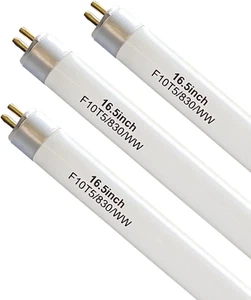 3 Pack 16" F10T5/830/L Fluorescent Light Bulb for Jasco,Philips,Linear T5 10W... - Picture 1 of 12
