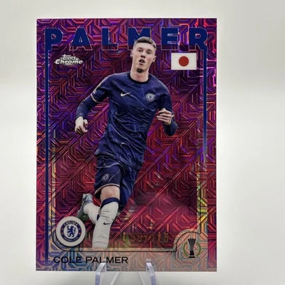 Cole Palmer 2024-25 Topps Chrome UCC Japan Edition Pink 038/125 #32 Chelsea /125 - Image 1 of 4