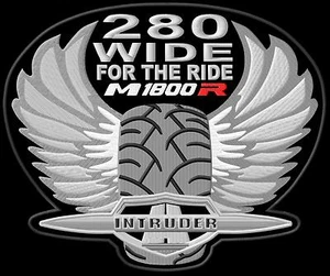 Suzuki Intruder M1800R 280 Wide XL  ecusson brodé patcheThermocollant - Picture 1 of 1