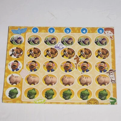 Yahtzee Jr Toy Story 3 peça de reposição de tabuleiro de jogo 10"x7.5" - Imagem 1 de 2