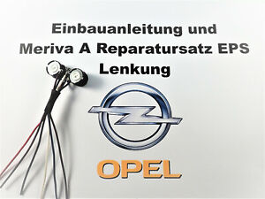 Opel Meriva A Direction Assistée Eps Kit de Réparation Direction Puissance Kit