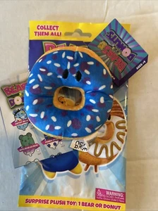 BEARS VS DONUTS 4” Berry Sprinkles Ring Donut Bean Bag Plush - Picture 1 of 5
