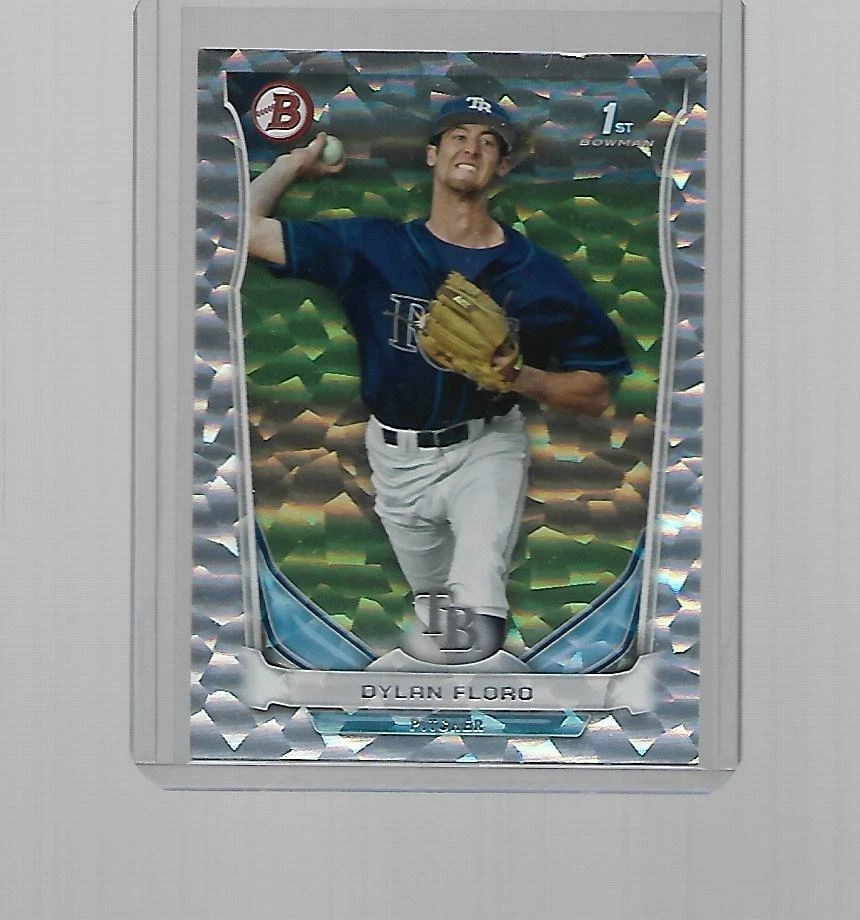 2014 BOWMAN PROSPECTS BASEBALL SILVER ICE PARALLEL DILLON FLORO #BP16 - Image 1 of 1
