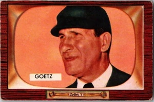 1955 Bowman #311 Lawrence Goetz UMPIRE R41 - Foto 1 di 2
