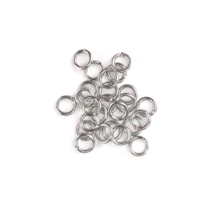 Artisan Jump Rings, Real Silver Plated, 7mm, Jewelry Findings - Picture 1 of 1