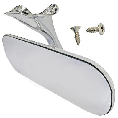 1948 1949 1950 1951 1952 Ford PU Truck Chrome Rear View Mirror w/Bracket 3117L - Image 1 of 4