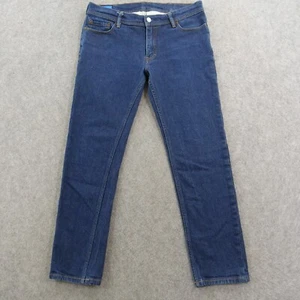 Acne Studios Jeans Mens 32 Blue North Indigo Slim Straight Selvedge Mid Rise - Picture 1 of 18