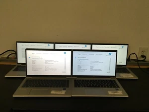 HP EliteBook 840 G8 Intel Core I7-1185G7 3.00GHz 8GB RAM 256GB SSD LOT OF 5 - Picture 1 of 13