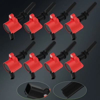 8 Para 1998-2005 06 07 08 09 10 11 Ford Crown Victoria 4.6L V8 Bobina de encendido roja Foto 1 de 4