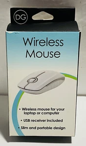 DG Slim Wireless Mouse with USB Receiver,Wireless mouse for office school NEW - Picture 1 of 3