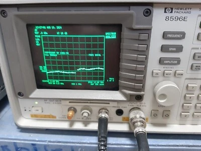HP Agilent 8596E RF Portable Spectrum Analyzer, 9kHz to 12.8GHz - Image 1 of 4