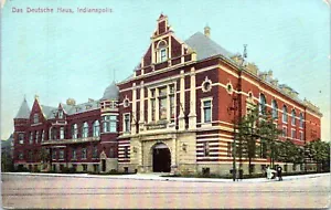 Indianapolis Indiana Postkarte Das Deutsche Haus 1907 BG - Bild 1 von 2
