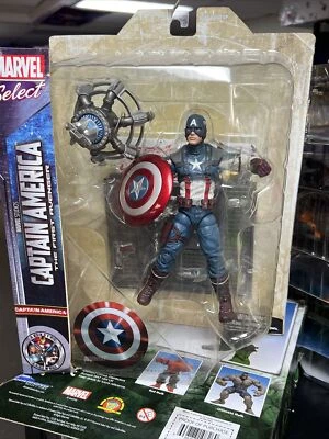 Figura de acción Diamond Marvel Select Capitán América Primer Vengador 2011 Foto 1 de 4