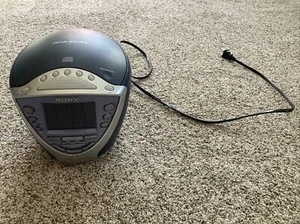 Sony Dream Machine Stereo AM FM CD Clock Radio Weather Alarm ICF-CD843V - Blue - Picture 1 of 4