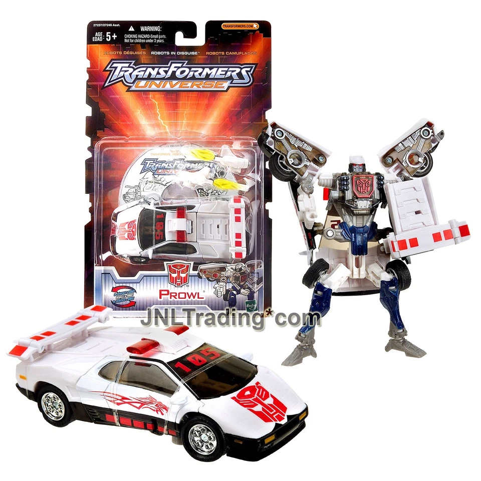 Year 2003 Transformers UNIVERSE Deluxe Class 6" Figure Autobot PROWL Police Car - Image 1 of 1
