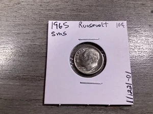 1965-Roosevelt SMS Dime taken from Special Mint Set (SMS)-111221-01 - Picture 1 of 4
