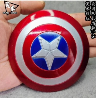 Modelo de aleación de escudo portátil para figura de acción Capitán América escala 12" 1/6 juguetes Foto 1 de 4
