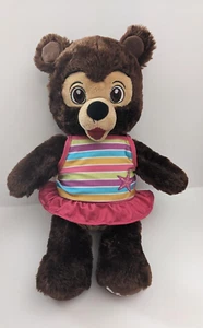 "Build-A-Bear BRINLEY PELUCHE marrón Great Wolf Lodge con traje de baño BABW 16""" - Imagen 1 de 12