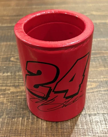 Vintage Nascar Jeff Gordon #24 Dupont Motorsport Foam Insulated Kool Kan Koozie Cover