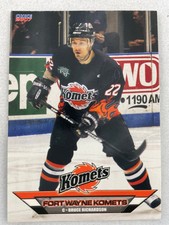 UHL 2007 Fort Wayne Komets Choice Hockey Card#15-Bruce Richardson