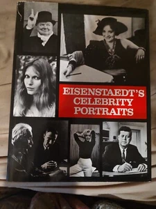 EISENSTAEDT'S CELEBRITY PORTRAITS HARDCOVER BOOK MARILYN MONROE JFK GENE KELLY - Imagen 1 de 2