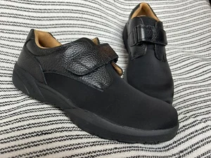 Dr. Comfort Brian, 6410 Diabetiker Wanderschuhe schwarz Lycra & Leder Herren Gr. 11,5M - Bild 1 von 10
