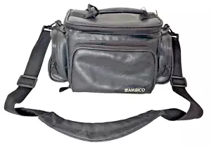 Ambico gepolsterte schwarze Leder Kamera Camcorder Tasche mit Schultergurt - Bild 1 von 7