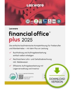 Lexware financial office plus 2025 (365-Tage Version) Digitaler Download - Bild 1 von 1