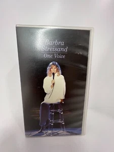 Vintage Barbara Streisand One Voice live concert VHS tape 1987 CBS/Fox - Foto 1 di 13