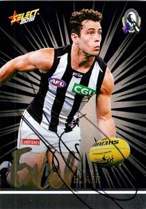 Signed 2016 Collingwood Magpies AFL Select Excel Card - Jarryd Blair - Picture 1 of 3