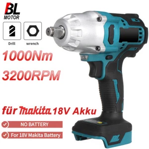 Akku Schlagschrauber Ratschen Akkuschrauber Bürstenloser für Makita 18V 1000Nm - Bild 1 von 10