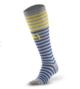 NWOT Pro Compression PC Dress Lemon Melange Mid-Calf Compression Socks - Picture 1 of 3