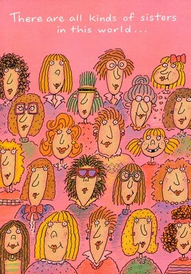 Funny MOTHER'S DAY Card FOR SISTER, All Kinds of Sisters by Gibson Greetings +✉ - Image 1 of 4