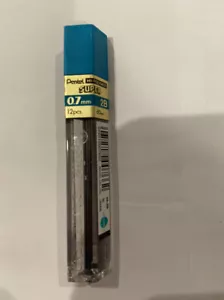 New Pentel Black Lead Refill 0.7 mm, 2H, 12 pack - Picture 1 of 3