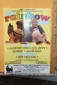1989 Wembley The Rainbow Show Flyer Geoffrey Hayes Zippy Bungle Roy Skelton - Bild 1 von 3