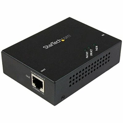 StarTech.com Gigabit PoE + Extender 100m 802.3at Compliant POEEXT1GAT - Image 1 of 4