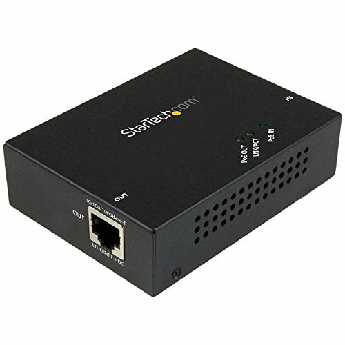 StarTech.com Gigabit PoE + Extender 100m 802.3at Compliant POEEXT1GAT - Image 1 of 4