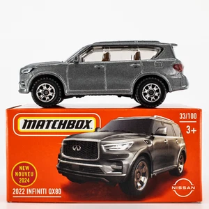 2024 Matchbox Power Grabs #33 2022 Infiniti QX80 GRAPHITE SHADOW | FSB - Picture 1 of 1
