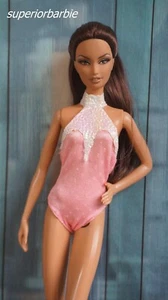 BARBIE BEACH FASHIONS High Neck Glitzer Punkte Einteiler Badeanzug - Bild 1 von 3