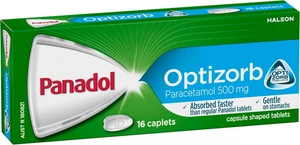Optizorb Pain Relief Caplets, Absorbed Fast and Gentle on Stomachs with 500Mg Pa - Picture 1 of 9