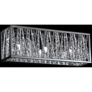 Z-Lite 872CH-3V Terra 3 Light 16.25 inch Chrome Vanity Wall Light in G9 - Picture 1 of 1